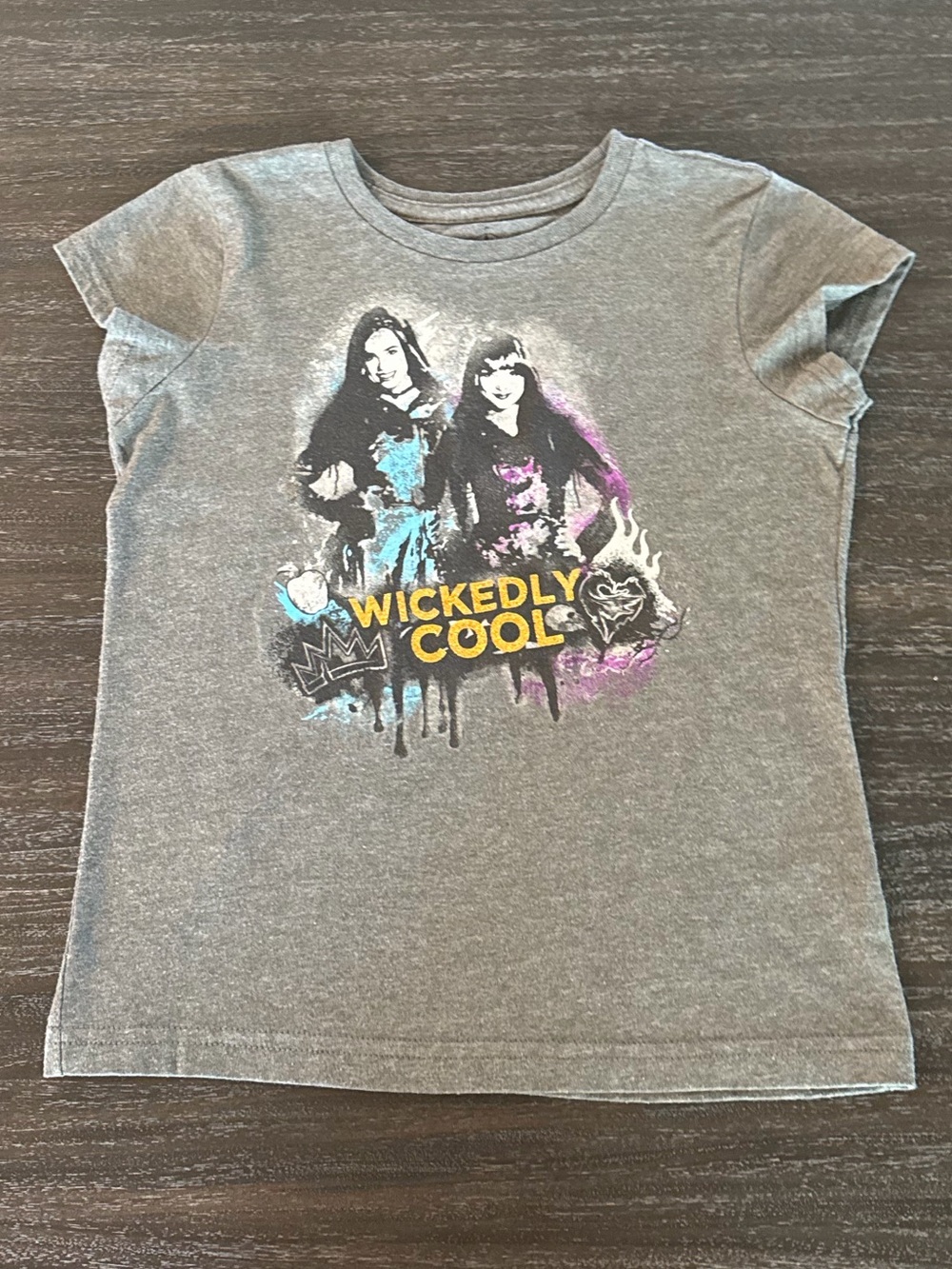 Disney Wickedly Cool Girls Large (10/12) Short Sleeve Tee